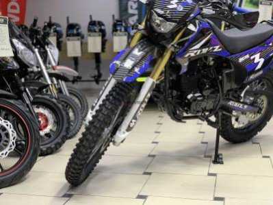 Мотоцикл кроссовый / эндуро ROLIZ (Ролиз) SPORT - 003 RRC (ZS172FMM-5 Big Bore) синий/чёрный с ПТС