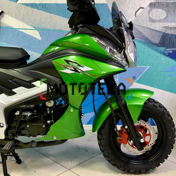 Мопед Мотомир STORM CROSS МЕХАНИКА зелёный | Мототека Мопед Мотомир STORM CROSS МЕХАНИКА зелёный | Мототека